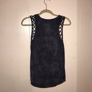 Braided side tank top